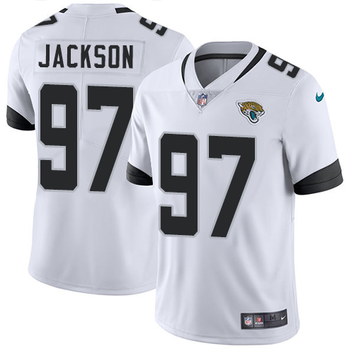 Nike Jaguars #97 Malik Jackson White Men's Stitched NFL Vapor Untouchable Limited Jersey